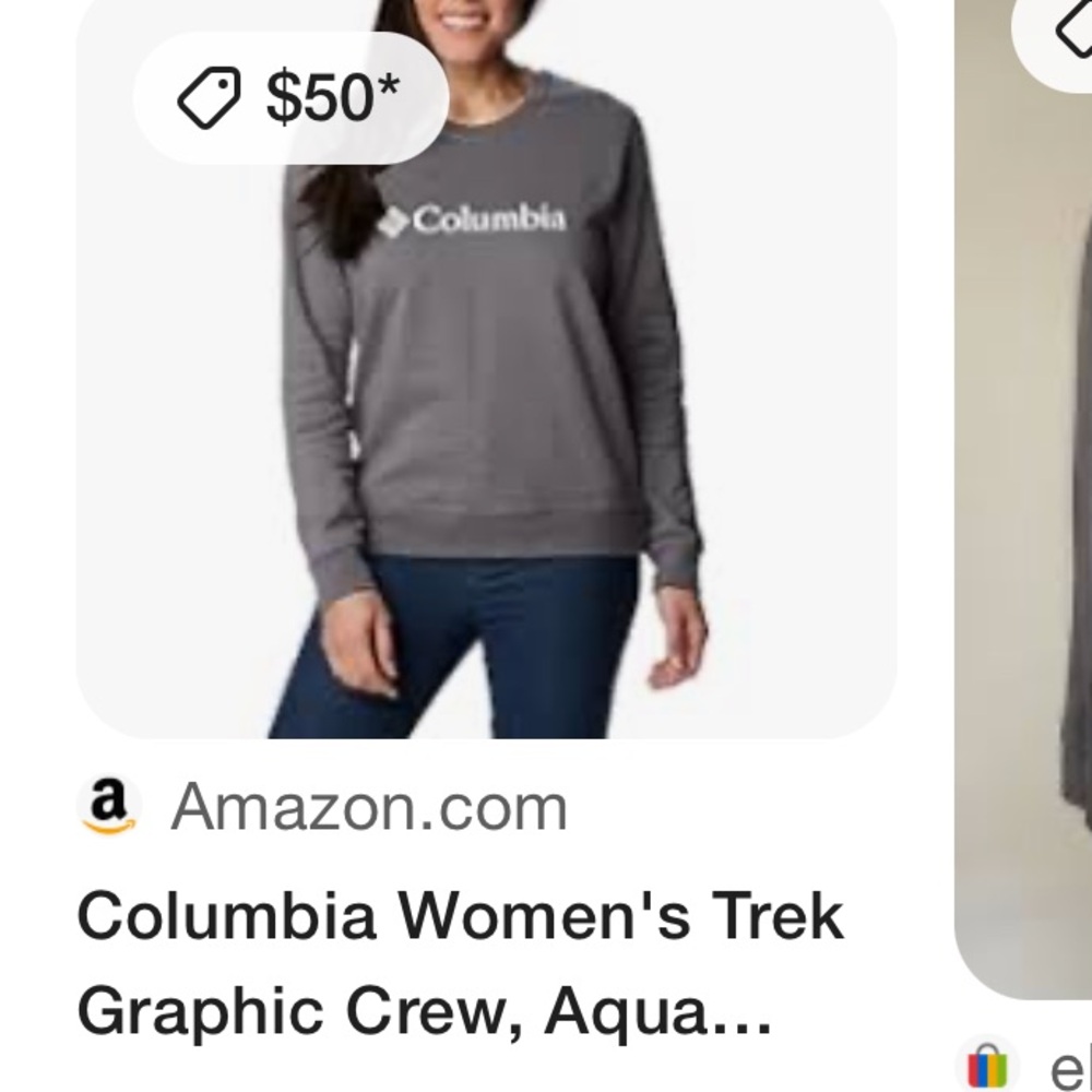 Columbia Women’s Trek Graphic Crewneck